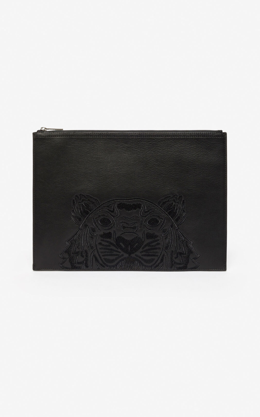 Kenzo Tiger briefcase Clutch Dames Zwart | 75613OICZ